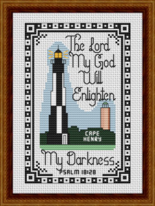 Cape Henry Lighthouse - Psalm 18:28